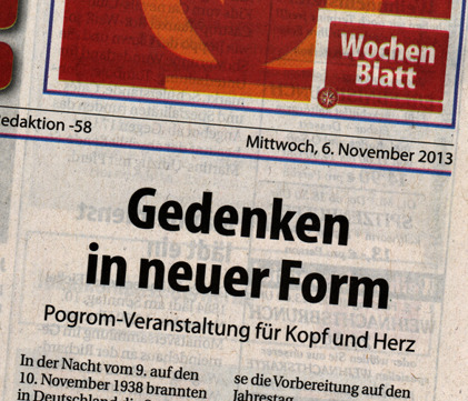 ausriss wochenblatt 6.11.2013